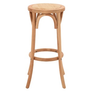 65859 ΣΚΑΜΠΟ ΞΥΛΙΝΟ FAYE ΑΠΟ ΟΞΙΑ ΦΥΣΙΚΟ ΜΕ ΨΑΘΑ Φ36Χ70 HM8751.01 36x36x72 εκ.