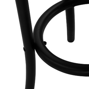 65865 ΣΚΑΜΠΟ ΞΥΛΙΝΟ FAYE ΑΠΟ ΟΞΙΑ ΜΑΥΡΟ ΜΕ ΨΑΘΑ Φ36Χ70 HM8751.02