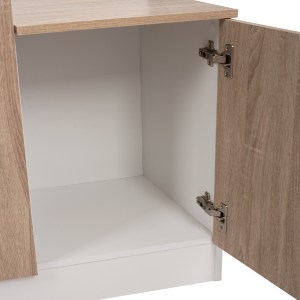 65957 ΕΠΙΠΛΟ ΕΙΣΟΔΟΥ ΜΕ ΚΑΘΡΕΠΤΗ JANICE HM2264 SONAMA ΛΕΥΚΟ 70x37x181 εκ.