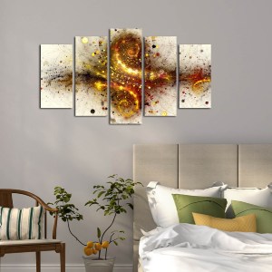 66153 ΠΕΝΤΑΠΤΥΧΟΣ ΠΙΝΑΚΑΣ MDF EXPLOSION HM7206.07 100X60x0,3 εκ.