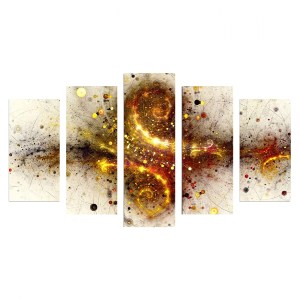 66153 ΠΕΝΤΑΠΤΥΧΟΣ ΠΙΝΑΚΑΣ MDF EXPLOSION HM7206.07 100X60x0,3 εκ.