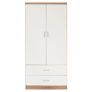 66183 ΝΤΟΥΛΑΠΑ 2ΦΥΛΛΗ ME 2 ΣΥΡΤΑΡΙΑ HM338.06 SONAMA-ΛΕΥΚΗ 80Χ42,5Χ180,5Υ εκ.