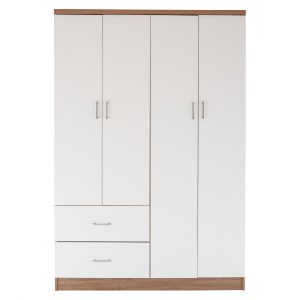 66207 ΝΤΟΥΛΑΠΑ 4ΦΥΛΛΗ ME 2 ΣΥΡΤΑΡΙΑ BLAKELY HM339.06 SONAMA ΛΕΥΚΗ 120Χ42,5Χ180,5 εκ.