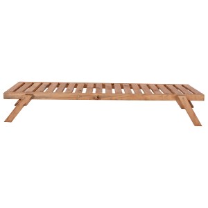 66339 ΞΑΠΛΩΣΤΡΑ ΕΠΑΓΓΕΛΜΑΤΙΚΗ JULES HM11431.03 ΦΥΣΙΚΗ ΑΠΟ ΞΥΛΟ ΕΛΑΤΗΣ 72x196x29-84 εκ.