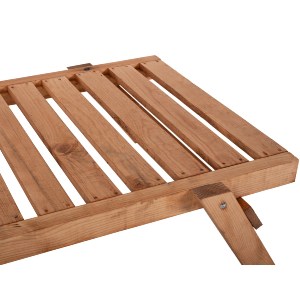 66339 ΞΑΠΛΩΣΤΡΑ ΕΠΑΓΓΕΛΜΑΤΙΚΗ JULES HM11431.03 ΦΥΣΙΚΗ ΑΠΟ ΞΥΛΟ ΕΛΑΤΗΣ 72x196x29-84 εκ.