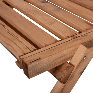 66339 ΞΑΠΛΩΣΤΡΑ ΕΠΑΓΓΕΛΜΑΤΙΚΗ JULES HM11431.03 ΦΥΣΙΚΗ ΑΠΟ ΞΥΛΟ ΕΛΑΤΗΣ 72x196x29-84 εκ.