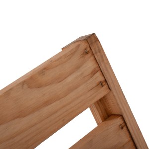 66339 ΞΑΠΛΩΣΤΡΑ ΕΠΑΓΓΕΛΜΑΤΙΚΗ JULES HM11431.03 ΦΥΣΙΚΗ ΑΠΟ ΞΥΛΟ ΕΛΑΤΗΣ 72x196x29-84 εκ.