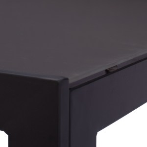 66814 ΤΡΑΠΕΖΙ ΜΕΤΑΛΛΙΚΟ ΟΡΘΟΓΩΝΙΟ ΓΚΡΙ ΜΕ ΓΥΑΛΙ ΓΚΡΙ 150X90Χ75Υεκ. HM5767.01