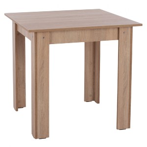 66889 ΤΡΑΠΕΖΙ ΚΟΥΖΙΝΑΣ KELVIN 80x80x77Υεκ. SONAMA OAK HM2427.01