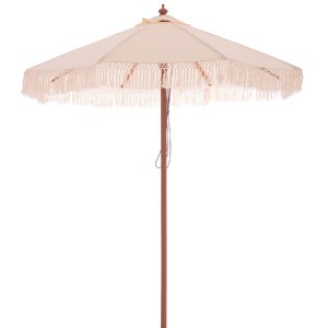 66907 ΟΜΠΡΕΛΑ ΕΠΑΓΓΕΛΜΑΤΙΚΗ WAGNER ΜΑΚΡΑΜΕ ΚΡΟΣΙ ΜΠΕΖ ΜΕ ΞΥΛΙΝΟ ΣΚΕΛΕΤΟ Φ225X2.60Υm HM5777.01