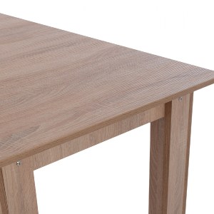 66942 ΤΡΑΠΕΖΙ ΚΟΥΖΙΝΑΣ 110x80x77Υεκ. SONAMA OAK HM2428.01