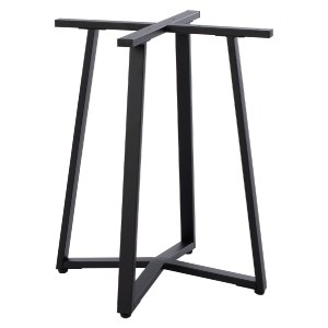 67052 ΒΑΣΗ ΤΡΑΠΕΖΙΟΥ ΜΑΥΡΗ ΜΕΤΑΛΛΙΚΗ HM470.01 60x60x72Υ εκ.