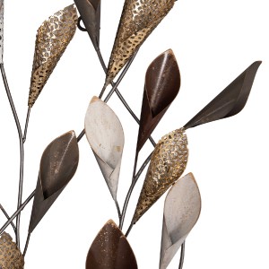 67079 ΜΕΤΑΛΛΙΚΟ ΔΙΑΚΟΣΜΗΤΙΚΟ ΤΟΙΧΟΥ HM7159 ΑΝΘΡΑΚΙ ΧΡΥΣΟ 44x5x87Y εκ.