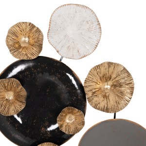 67097 ΜΕΤΑΛΛΙΚΟ ΔΙΑΚΟΣΜΗΤΙΚΟ ΤΟΙΧΟΥ HM7179 ΓΚΡΙ ΧΡΥΣΟ 66x6x38Y εκ.