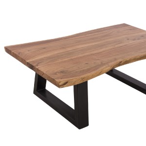 67302 ΤΡΑΠΕΖΙ ΣΑΛΟΝΙΟΥ MONTANA 4εκ. ΠΑΧΟΣ ΜΑΣΙΦ ΞΥΛΟ ΑΚΑΚΙΑΣ ΦΥΣΙΚΟ HM8166.11 115x63x40Υ εκ.