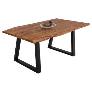 67307 ΤΡΑΠΕΖΙ ΤΡΑΠΕΖΑΡΙΑΣ MONTANA 4εκ.ΠΑΧΟΣ ΑΠΟ ΜΑΣΙΦ ΞΥΛΟ ΑΚΑΚΙΑΣ HM8336.11 160x90x78Υεκ.