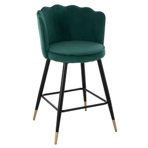 67390 ΣΚΑΜΠΟ ΜΕΣΑΙΟΥ ΥΨΟΥΣ HM8736.03 VESNA ΒΕΛΟΥΔΟ ΚΥΠΑΡΙΣΣΙ ΜΕΤΑΛΛΙΚΟ ΣΚΕΛΕΤΟ 50x50x90 εκ.