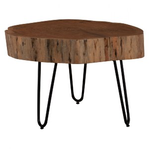 67584 ΤΡΑΠΕΖΙ ΣΑΛΟΝΙΟΥ CLAUDINE ΑΠΟ ΜΑΣΙΦ ΚΟΡΜΟ ΑΚΑΚΙΑΣ ΠΑΧΟΥΣ 10εκ. HM8779.11 60x60x40Υεκ.