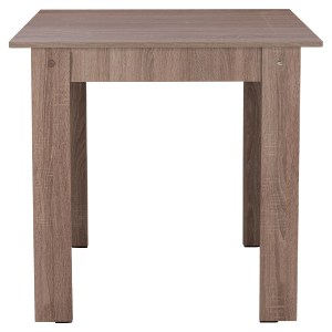 67590 ΤΡΑΠΕΖΙ ΚΟΥΖΙΝΑΣ KELVIN HM2427.05, SONOMA OAK TRUFFLE, 80x80x77εκ.