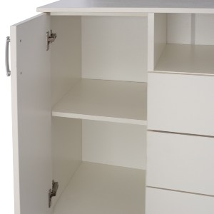 67635 ΜΠΟΥΦΕΣ ΜΕ 2 ΝΤΟΥΛΑΠΙΑ Κ 3 ΣΥΡΤΑΡΙΑ ADLER ΛΕΥΚΟΣ HM2430.03 120X45X85Y εκ.
