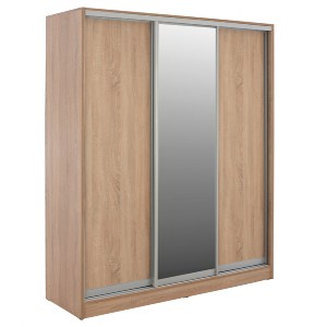 67677 ΝΤΟΥΛΑΠΑ ΣΥΡΟΜΕΝΗ ADLER  ΜΕΛΑΜΙΝΗΣ SONAMA ΜΕ ΚΑΘΡΕΦΤΗ 3ΦΥΛΛΗ HM2461.01  183x60x220 εκ.