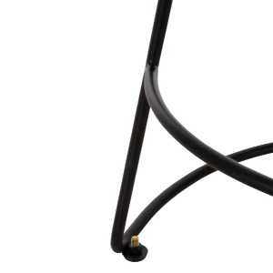 67876 ΣΚΑΜΠΟ BAR ELEANOR HM8363.11 ΜΑΣΙΦ ΞΥΛΟ ΑΚΑΚΙΑΣ-ΜΕΤΑΛΛΟ 50x43x78Υεκ.