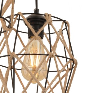 67945 ΦΩΤΙΣΤΙΚΟ ΟΡΟΦΗΣ 3ΦΩΤΟ ΜΕΤΑΛΛΙΚΟ ΜΑΥΡΟ HM7430.01 40x90 εκ.