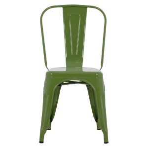 68033 ΚΑΡΕΚΛΑ ΜΕΤΑΛΛΙΚΗ MELITA ΣΕ LIGHT OLIVE GREEN 43x50x82Y εκ. HM8641.13