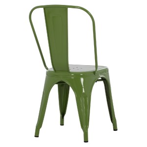 68033 ΚΑΡΕΚΛΑ ΜΕΤΑΛΛΙΚΗ MELITA ΣΕ LIGHT OLIVE GREEN 43x50x82Y εκ. HM8641.13
