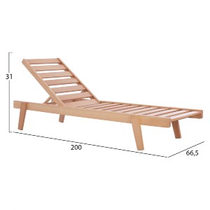 68190 ΞΑΠΛΩΣΤΡΑ ΕΠΑΓΓΕΛΜΑΤΙΚΗ ΑΠΟ ΜΑΣΙΦ ΣΟΥΗΔΙΚΟ ΞΥΛΟ SAMOS HM11643 66,5x200x31 εκ.