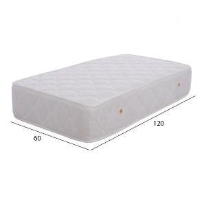 68447 ΣΤΡΩΜΑ BABYCLOUD HM642.01 BONELL SPRING 60X120 ΛΕΥΚΟ