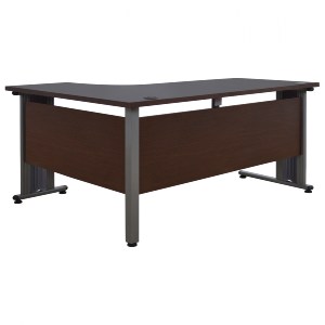 68472 ΓΡΑΦΕΙΟ ΕΠΑΓΓΕΛΜΑΤΙΚΟ VALDEN HM2043.02R WENGE ΜΕ ΔΕΞΙΑ ΓΩΝΙΑ 160X120X75