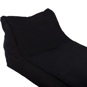 68490 ΠΟΥΦ TANEA HM5807.04 ΜΑΥΡΟ ΜΕ UV PROTECTION 190x80x60Υ εκ.