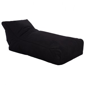 68498 ΠΟΥΦ ALOK HM5806.04 ΜΑΥΡΟ ΜΕ UV PROTECTION 140x70x60Υ εκ.
