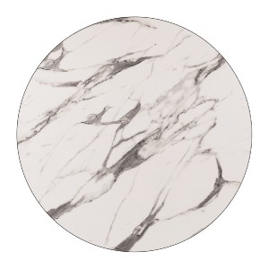 68607 ΕΠΙΦΑΝΕΙΑ ΤΡΑΠΕΖΙΟΥ HPL HM5841.11 MARBLE WHITE-GREY Φ60 εκ. ΠΑΧΟΥΣ 12mm.