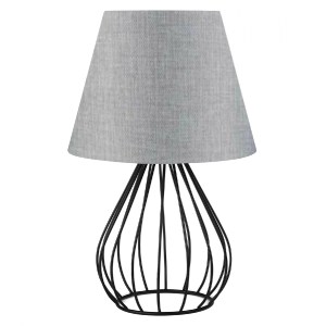 68848 ΦΩΤΙΣΤΙΚΟ ΕΠΙΤΡΑΠΕΖΙΟ ΜΕΤΑΛΛΙΚΟ ΜΑΥΡΟ - ΑΣΗΜΙ HM7604.02