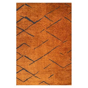 69150 ΧΑΛΙ ΣΑΛΟΝΙΟΥ CALLISTO ΜΕ ΚΡΟΣΙΑ HM7674.04 ΧΑΛΚΙΝΟ ΜΑΥΡΟ 160Χ230 εκ.