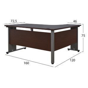 69160 ΣΕΤ ΓΡΑΦΕΙΟΥ 2ΤΜΧ ΣΕ ΧΡΩΜΑ WENGE HM10206.02L