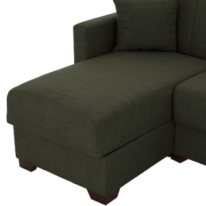 69188 ΚΑΝΑΠΕΣ ΚΡΕΒΑΤΙ GHUFRAN ΓΩΝΙΑ ΑΝΑΣΤΡΕΨΙΜΗ DARK OLIVE ΜΕ ΑΠΟΘΗΚΕΤΙΚΟ ΧΩΡΟ HM3244.05 202x140x78Yεκ.