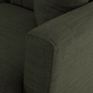 69188 ΚΑΝΑΠΕΣ ΚΡΕΒΑΤΙ GHUFRAN ΓΩΝΙΑ ΑΝΑΣΤΡΕΨΙΜΗ DARK OLIVE ΜΕ ΑΠΟΘΗΚΕΤΙΚΟ ΧΩΡΟ HM3244.05 202x140x78Yεκ.