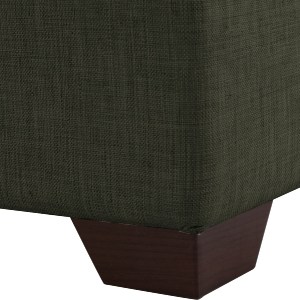 69188 ΚΑΝΑΠΕΣ ΚΡΕΒΑΤΙ GHUFRAN ΓΩΝΙΑ ΑΝΑΣΤΡΕΨΙΜΗ DARK OLIVE ΜΕ ΑΠΟΘΗΚΕΤΙΚΟ ΧΩΡΟ HM3244.05 202x140x78Yεκ.