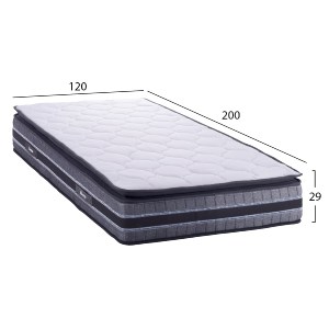 69286 ΣΤΡΩΜΑ DREAMTOPIA FRANKLIN HM657.120 BONNELL SPRING ΜΕ ΑΝΩΣΤΡΩΜΑ 120x200 εκ.