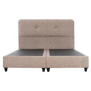 69335 ΚΡΕΒΑΤΙ HM637.22 DOLORES ΜΠΕΖ ΥΦΑΣΜΑ τ.NUBUCK, 150x200 εκ.