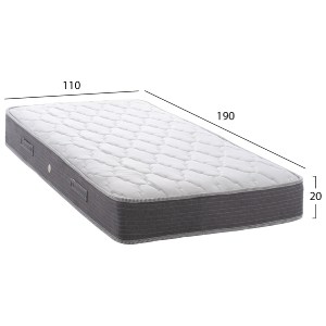 69355 ΣΤΡΩΜΑ DREAMTOPIA ΣΕΙΡΑ LULLABY HM655.110 BONNELL SPRING 110x190 εκ.