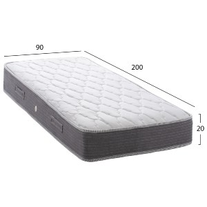 69359 ΣΤΡΩΜΑ DREAMTOPIA ΣΕΙΡΑ LULLABY ALOE VERA HM655.90-200 BONNELL SPRING 90x200x20Y εκ.