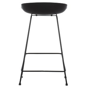 69393 ΣΚΑΜΠΟ ΜΠΑΡ NAILA HM9299.02 ΜΑΥΡΟ ΜΕΣΑΙΟΥ ΥΨΟΥΣ 44x44x74Yεκ.