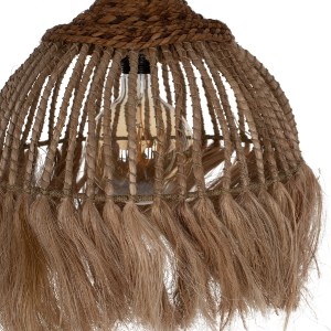 69613 ΦΩΤΙΣΤΙΚΟ ΟΡΟΦΗΣ ΑΠΟ ΚΑΝΝΑΒΗ ΜΑΝΙΛΑΣ ΣΕ ΦΥΣΙΚΟ ΧΡΩΜΑ ΜΕ ΚΡΟΣΙΑ 36x36x45Υεκ.HM7751