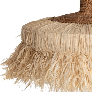 69656 ΦΩΤΙΣΤΙΚΟ ΟΡΟΦΗΣ ΚΥΛΙΝΔΡΙΚΟ ΚΑΠΕΛΟ ΑΠΟ ΙΝΕΣ ΣΙΖΑΛ ΣΕ ΦΥΣΙΚΟ 80x80x45Υεκ.HM7790