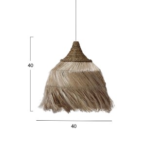 69680 ΦΩΤΙΣΤΙΚΟ ΟΡΟΦΗΣ ΑΠΟ ΙΝΕΣ MENDONG GRASS ΣΕ ΦΥΣΙΚΟ 40x40x40Yεκ.HM7776