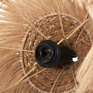 69680 ΦΩΤΙΣΤΙΚΟ ΟΡΟΦΗΣ ΑΠΟ ΙΝΕΣ MENDONG GRASS ΣΕ ΦΥΣΙΚΟ Φ38x34-120Yεκ.HM7776